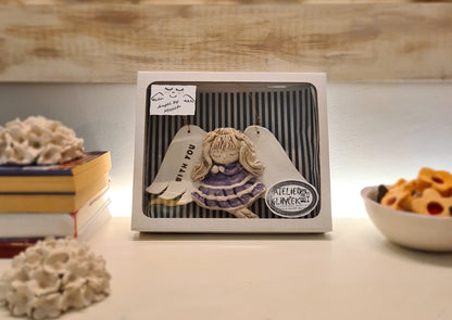 Keramički anđeo „With You“ –  (cca 20 × 14 cm) 001 WY