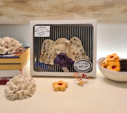 Keramički anđeo „With You“ –  (cca 19 × 13 cm) 003 WY