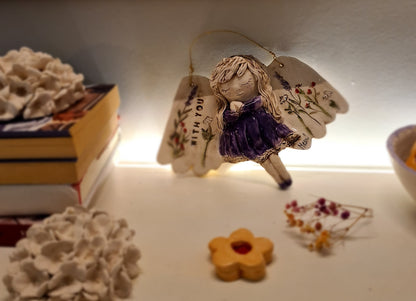 Keramički anđeo „With You“ –  (cca 20× 14 cm) 004 WY