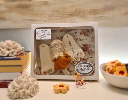 Keramički anđeo „With You“ –  (cca 14 × 14 cm) 011 WY